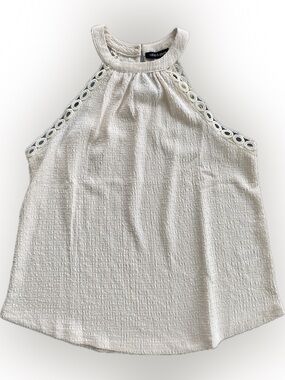 Cable & Gauge Textured Sleeveless Top